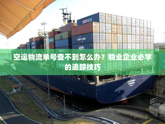 空运物流单号查不到怎么办?物业企业必学的追踪技巧 空运物流单号查不到怎么办?物业企业必学的追踪技巧