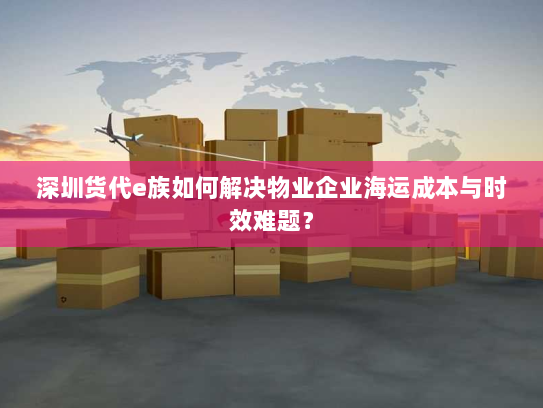 深圳货代e族如何解决物业企业海运成本与时效难题？
