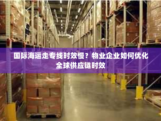 国际海运走专线时效慢?物业企业如何优化全球供应链时效 国际海运走专线时效慢?物业企业如何优化全球供应链时效