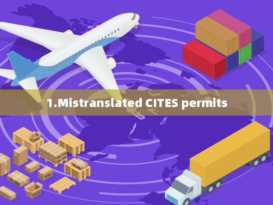 1.Mistranslated CITES permits