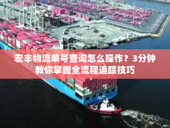 宏丰物流单号查询怎么操作?3分钟教你掌握全流程追踪技巧 宏丰物流单号查询怎么操作?3分钟教你掌握全流程追踪技巧