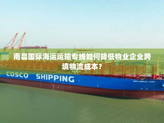 南昌国际海运运输专线如何降低物业企业跨境物流成本? 南昌国际海运运输专线如何降低物业企业跨境物流成本?