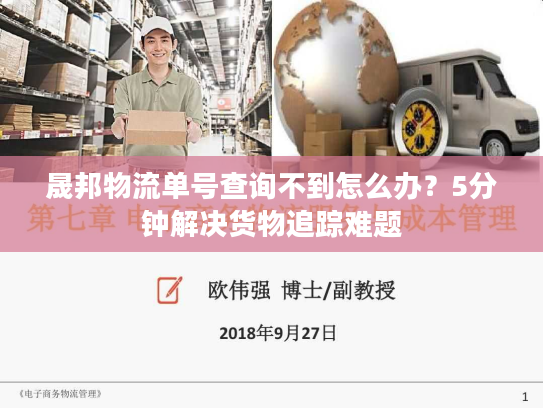晟邦物流单号查询不到怎么办？5分钟解决货物追踪难题