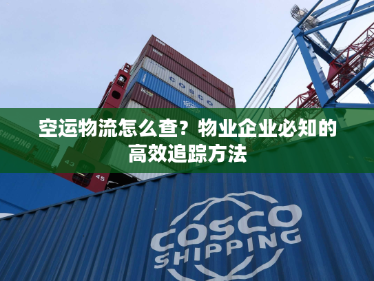 空运物流怎么查？物业企业必知的高效追踪方法