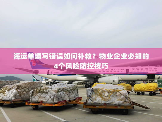 海运单填写错误如何补救?物业企业必知的4个风险防控技巧 海运单填写错误如何补救?物业企业必知的4个风险防控技巧