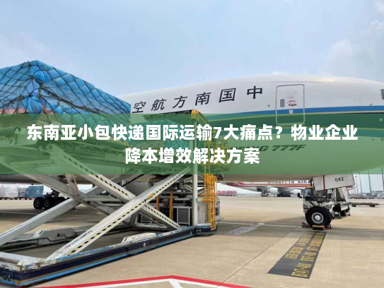 东南亚小包快递国际运输7大痛点？物业企业降本增效解决方案