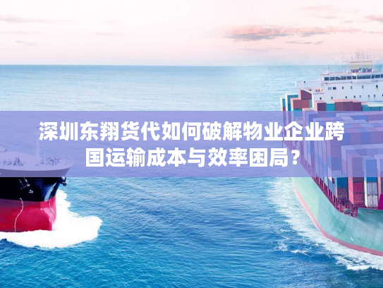 深圳东翔货代如何破解物业企业跨国运输成本与效率困局？