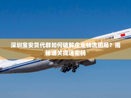 深圳宝安货代群如何破解企业物流困局?揭秘通关提速密码 深圳宝安货代群如何破解企业物流困局?揭秘通关提速密码
