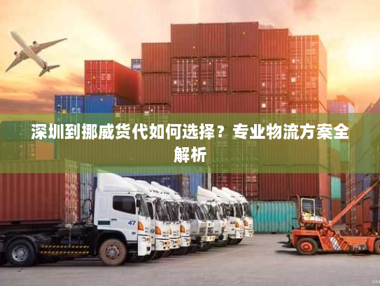 深圳到挪威货代如何选择？专业物流方案全解析