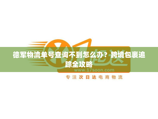 德军物流单号查询不到怎么办?跨境包裹追踪全攻略 德军物流单号查询不到怎么办?跨境包裹追踪全攻略