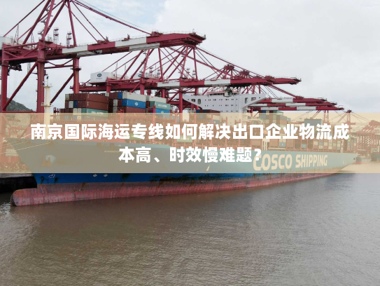 南京国际海运专线如何解决出口企业物流成本高、时效慢难题？
