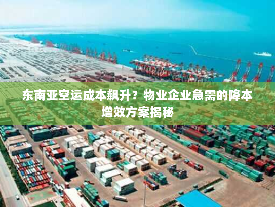 东南亚空运成本飙升?物业企业急需的降本增效方案揭秘 东南亚空运成本飙升?物业企业急需的降本增效方案揭秘