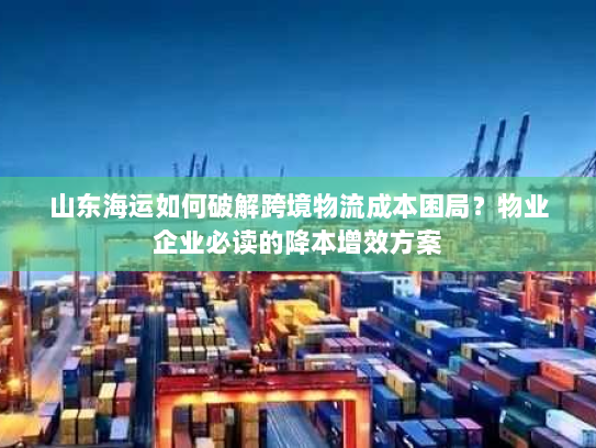 山东海运如何破解跨境物流成本困局？物业企业必读的降本增效方案