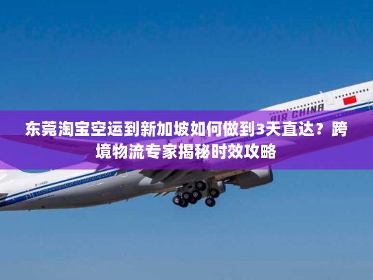 东莞淘宝空运到新加坡如何做到3天直达?跨境物流专家揭秘时效攻略 东莞淘宝空运到新加坡如何做到3天直达?跨境物流专家揭秘时效攻略