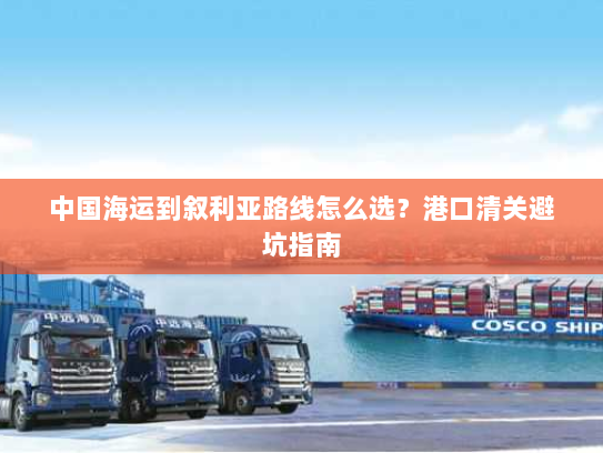 中国海运到叙利亚路线怎么选?港口清关避坑指南 中国海运到叙利亚路线怎么选?港口清关避坑指南