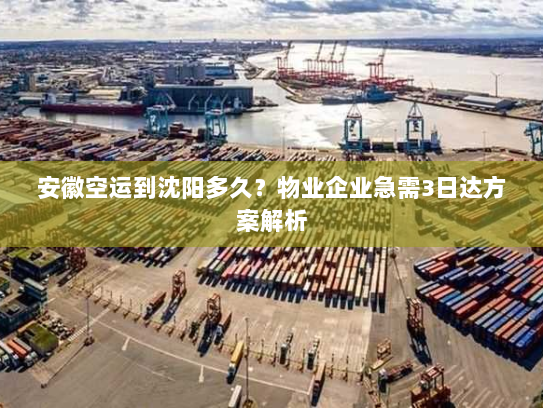 安徽空运到沈阳多久?物业企业急需3日达方案解析 安徽空运到沈阳多久?物业企业急需3日达方案解析