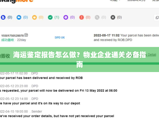 海运鉴定报告怎么做?物业企业通关必备指南 海运鉴定报告怎么做?物业企业通关必备指南