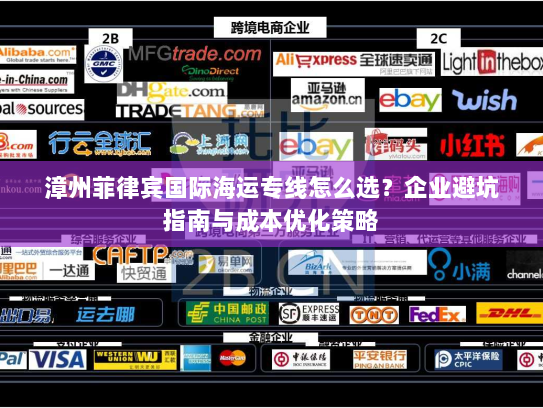 漳州菲律宾国际海运专线怎么选？企业避坑指南与成本优化策略