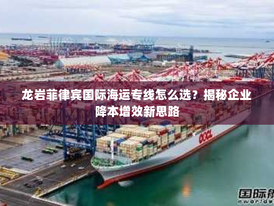 龙岩菲律宾国际海运专线怎么选?揭秘企业降本增效新思路 龙岩菲律宾国际海运专线怎么选?揭秘企业降本增效新思路