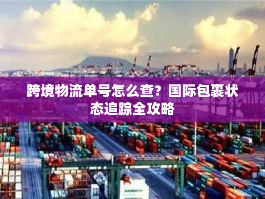 跨境物流单号怎么查？国际包裹状态追踪全攻略