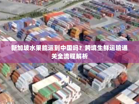 新加坡水果能运到中国吗？跨境生鲜运输通关全流程解析