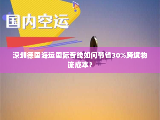 深圳德国海运国际专线如何节省30%跨境物流成本？
