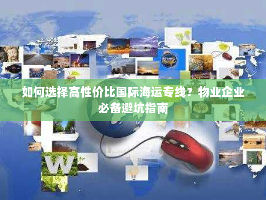 如何选择高性价比国际海运专线？物业企业必备避坑指南