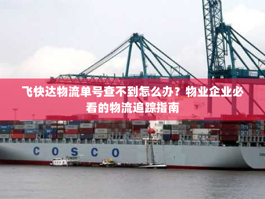 飞快达物流单号查不到怎么办?物业企业必看的物流追踪指南 飞快达物流单号查不到怎么办?物业企业必看的物流追踪指南