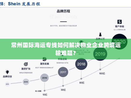 常州国际海运专线如何解决物业企业跨境运输难题？