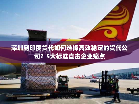 深圳到印度货代如何选择高效稳定的货代公司?5大标准直击企业痛点 深圳到印度货代如何选择高效稳定的货代公司?5大标准直击企业痛点