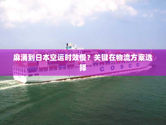 麻涌到日本空运时效慢？关键在物流方案选择