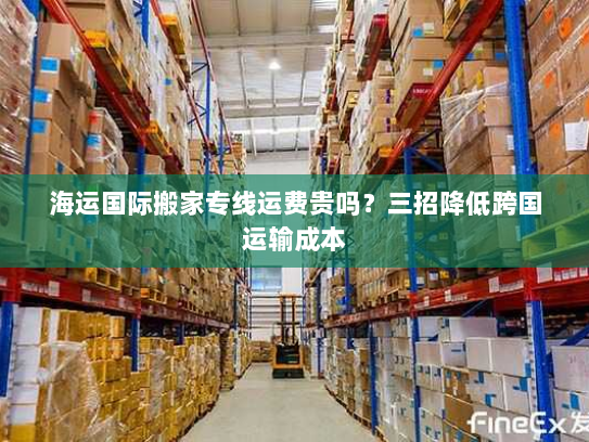 海运国际搬家专线运费贵吗？三招降低跨国运输成本