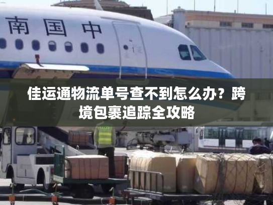 佳运通物流单号查不到怎么办？跨境包裹追踪全攻略