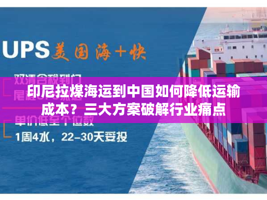 印尼拉煤海运到中国如何降低运输成本？三大方案破解行业痛点