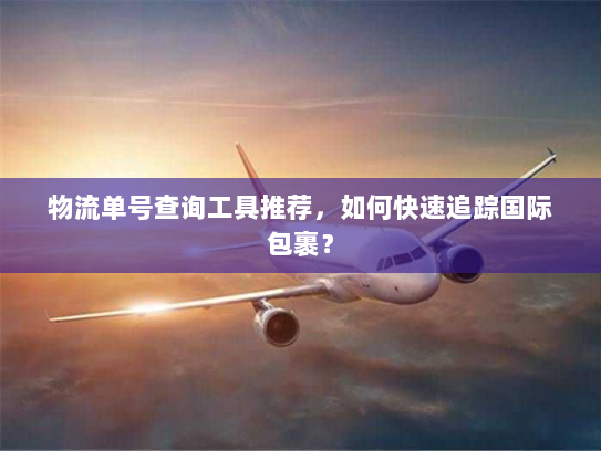物流单号查询工具推荐,如何快速追踪国际包裹? 物流单号查询工具推荐,如何快速追踪国际包裹?