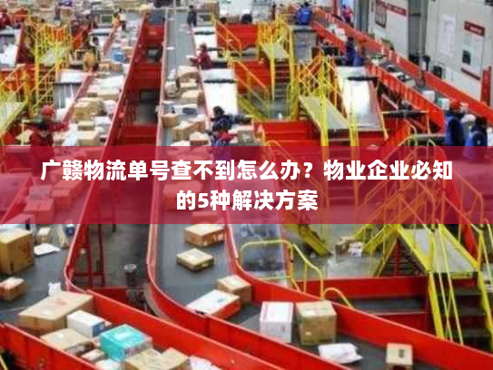 广赣物流单号查不到怎么办？物业企业必知的5种解决方案
