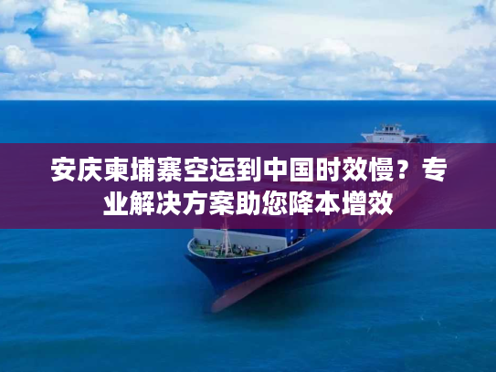 安庆柬埔寨空运到中国时效慢？专业解决方案助您降本增效