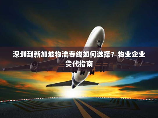 深圳到新加坡物流专线如何选择？物业企业货代指南