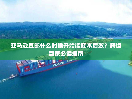 亚马逊直邮什么时候开始能降本增效?跨境卖家必读指南 亚马逊直邮什么时候开始能降本增效?跨境卖家必读指南