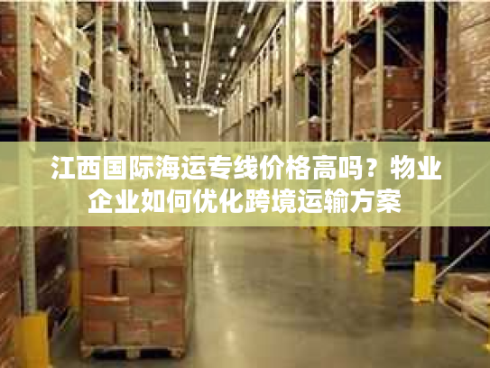 江西国际海运专线价格高吗？物业企业如何优化跨境运输方案