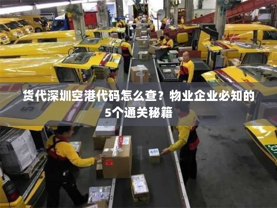 货代深圳空港代码怎么查?物业企业必知的5个通关秘籍 货代深圳空港代码怎么查?物业企业必知的5个通关秘籍