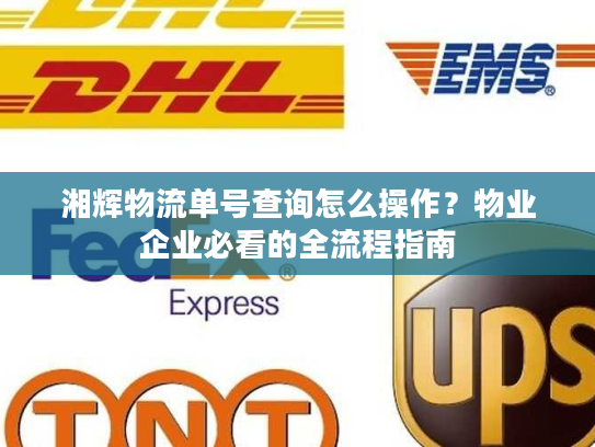 湘辉物流单号查询怎么操作？物业企业必看的全流程指南