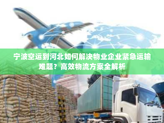 宁波空运到河北如何解决物业企业紧急运输难题？高效物流方案全解析