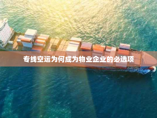 专线空运为何成为物业企业的必选项