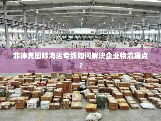 菲律宾国际海运专线如何解决企业物流痛点? 菲律宾国际海运专线如何解决企业物流痛点?