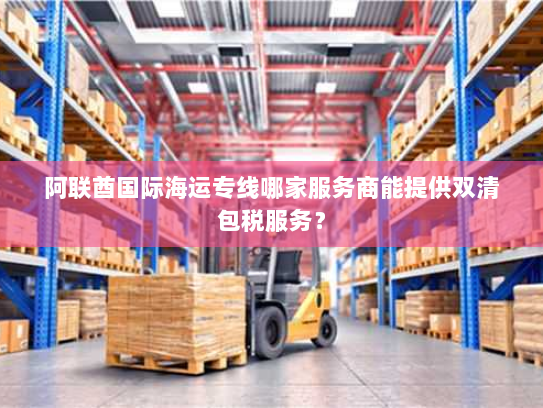 阿联酋国际海运专线哪家服务商能提供双清包税服务? 阿联酋国际海运专线哪家服务商能提供双清包税服务?