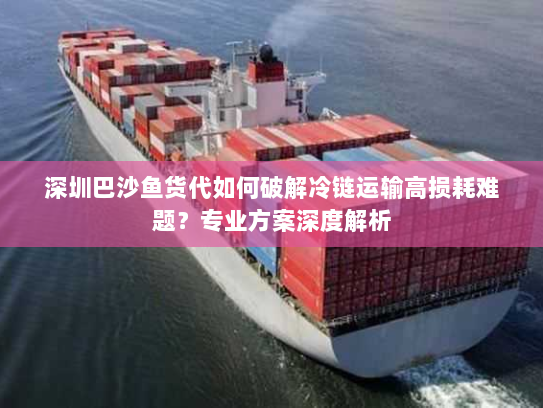 深圳巴沙鱼货代如何破解冷链运输高损耗难题?专业方案深度解析 深圳巴沙鱼货代如何破解冷链运输高损耗难题?专业方案深度解析