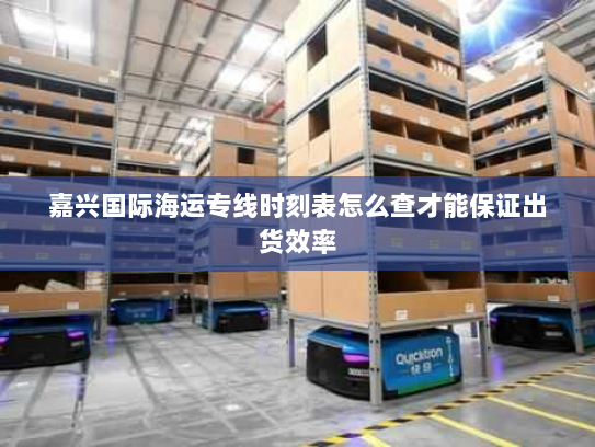 嘉兴国际海运专线时刻表怎么查才能保证出货效率 嘉兴国际海运专线时刻表怎么查才能保证出货效率