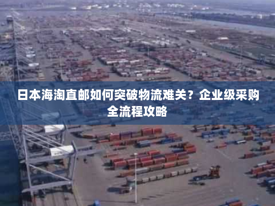 日本海淘直邮如何突破物流难关?企业级采购全流程攻略 日本海淘直邮如何突破物流难关?企业级采购全流程攻略