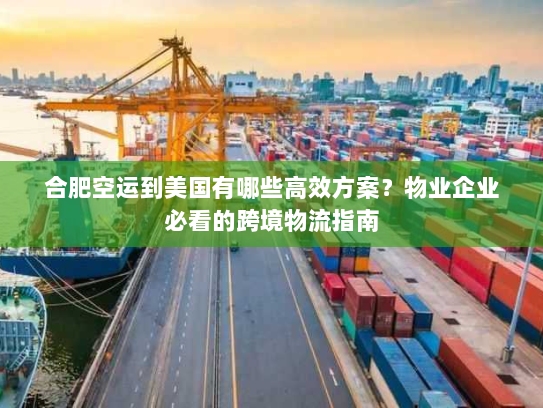 合肥空运到美国有哪些高效方案?物业企业必看的跨境物流指南 合肥空运到美国有哪些高效方案?物业企业必看的跨境物流指南